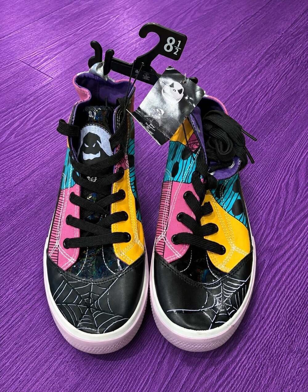 Ground Up The Nightmare Before Christmas High Top Sneakers Size 8.5